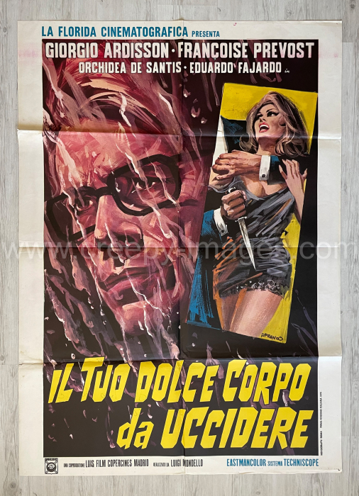 Your Sweet Body to Kill / Il tuo dolce corpo da uccidere - Italienisches Due-Fogli (2F)